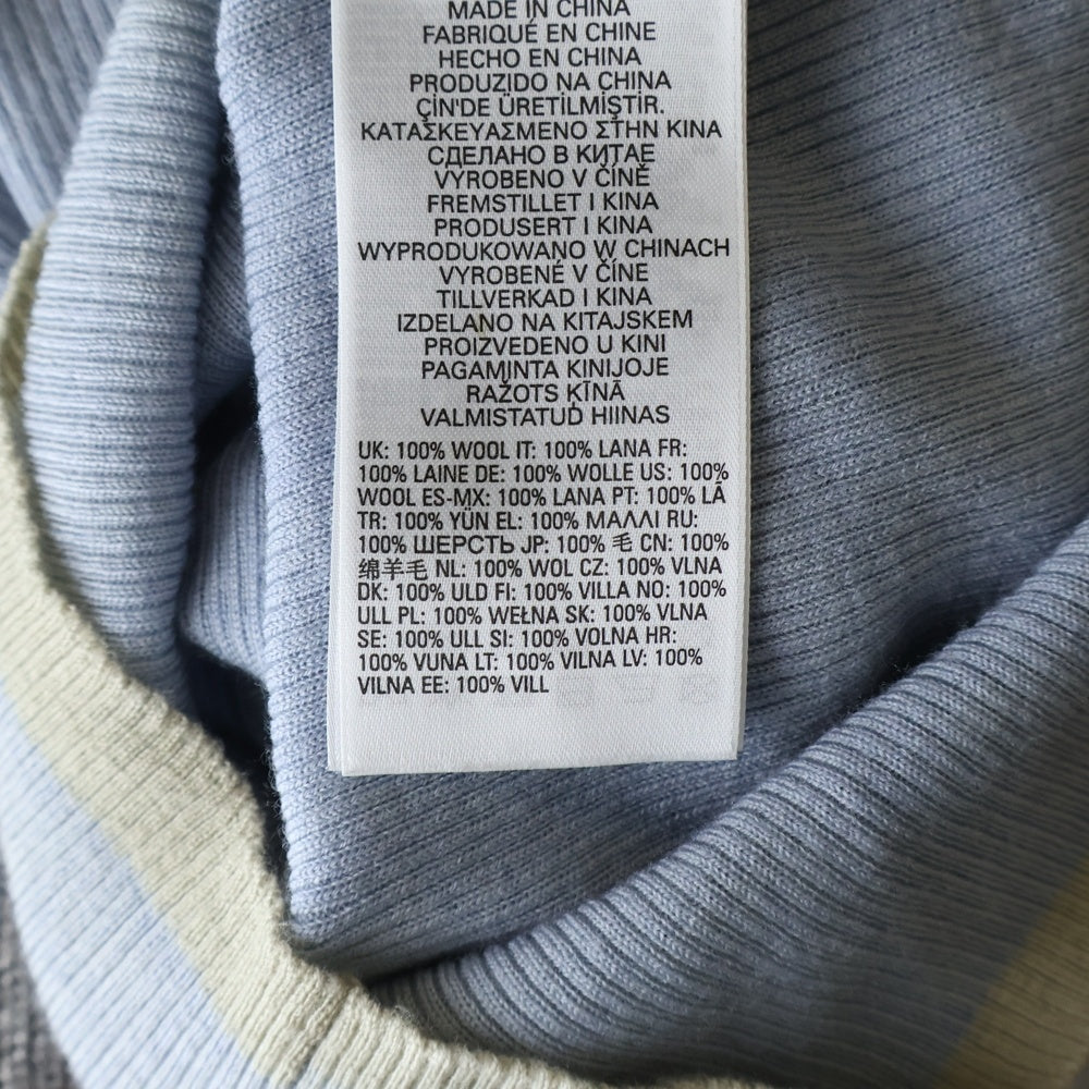 DIESEL(ディーゼル) M-ARIBELLE タートルネック ロゴ ニットセーター ブルー A06716 レディース