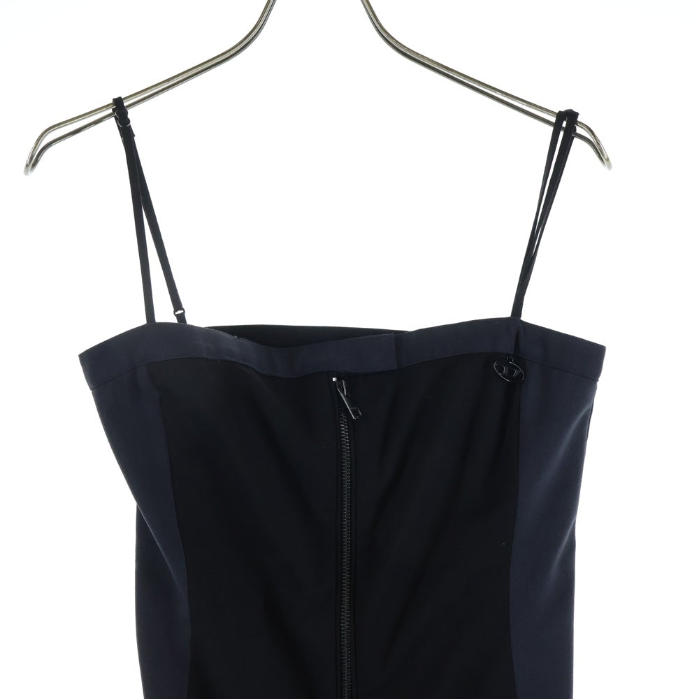 DIESEL(ディーゼル) D-DAMINI パネル ドレス キャミ ワンピース ブラック A10552 レディース