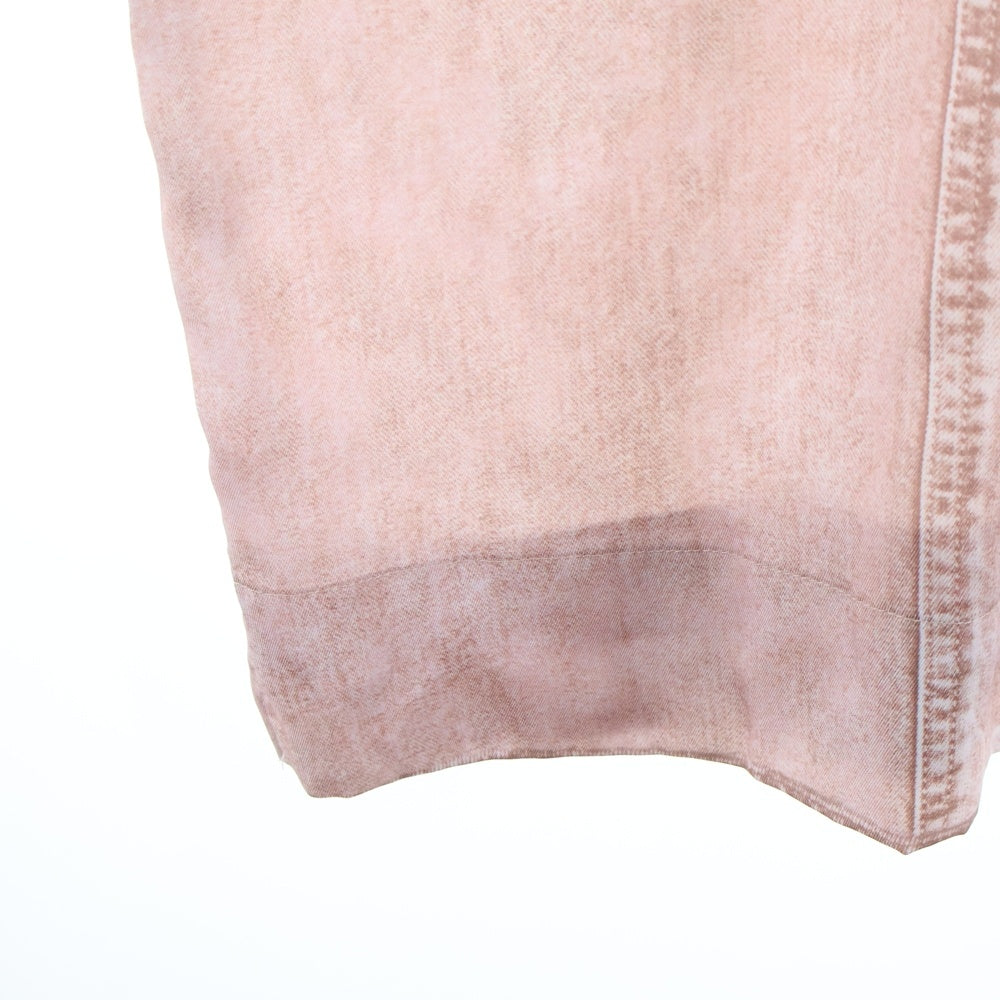 DIESEL(ディーゼル) C-MOHJA デニムプリント ノースリーブ シャツ ピンク A08431 レディース