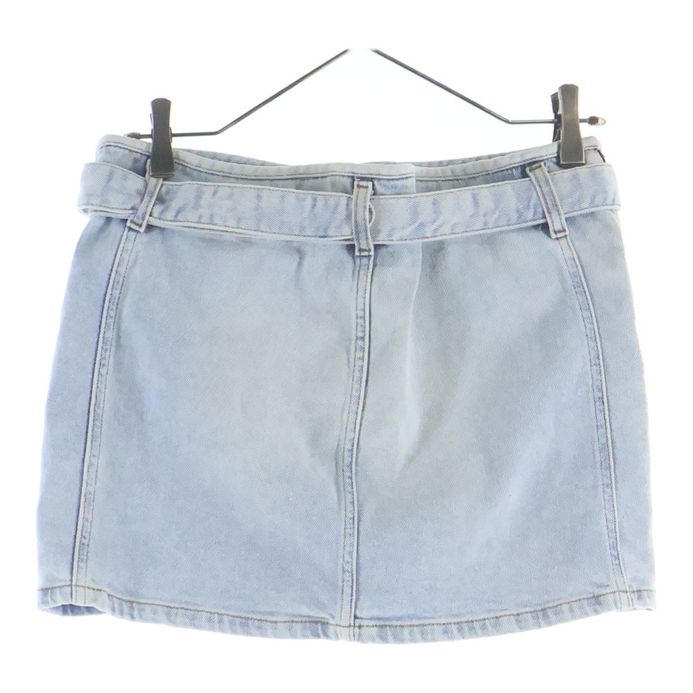 DIESEL(ディーゼル) 24SS DE-FLIP-S ロゴベルト付き デニム ショートスカート インディゴ A13844 レディース