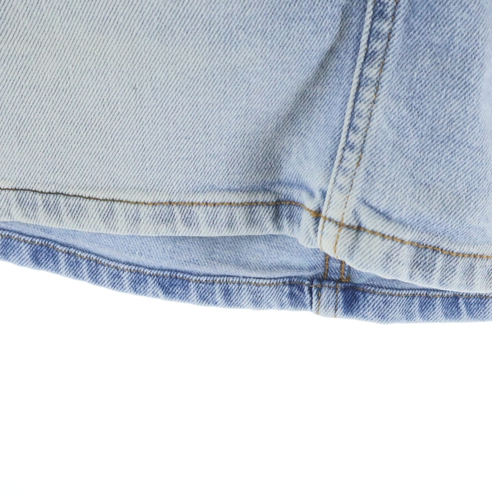 DIESEL(ディーゼル) 24SS DE-FLIP-S ロゴベルト付き デニム ショートスカート インディゴ A13844 レディース