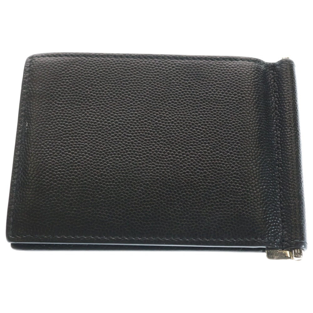 SAINT LAURENT PARIS(サンローランパリ) ビル マネークリップ レザー カードケース ブラック 378005 レディース