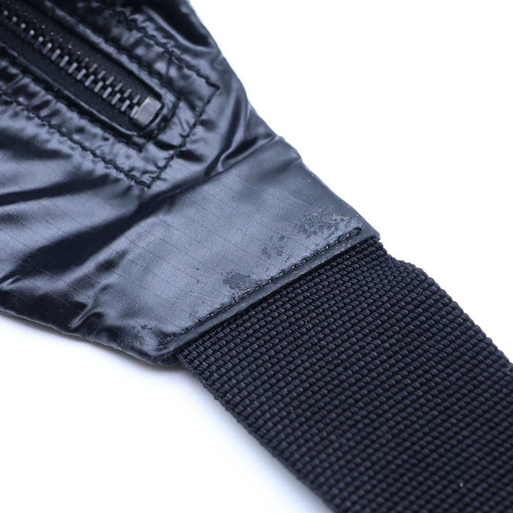 SAINT LAURENT PARIS(サンローランパリ) ロゴプリント ボディ ウエストバッグ ブラック 581378 レディース