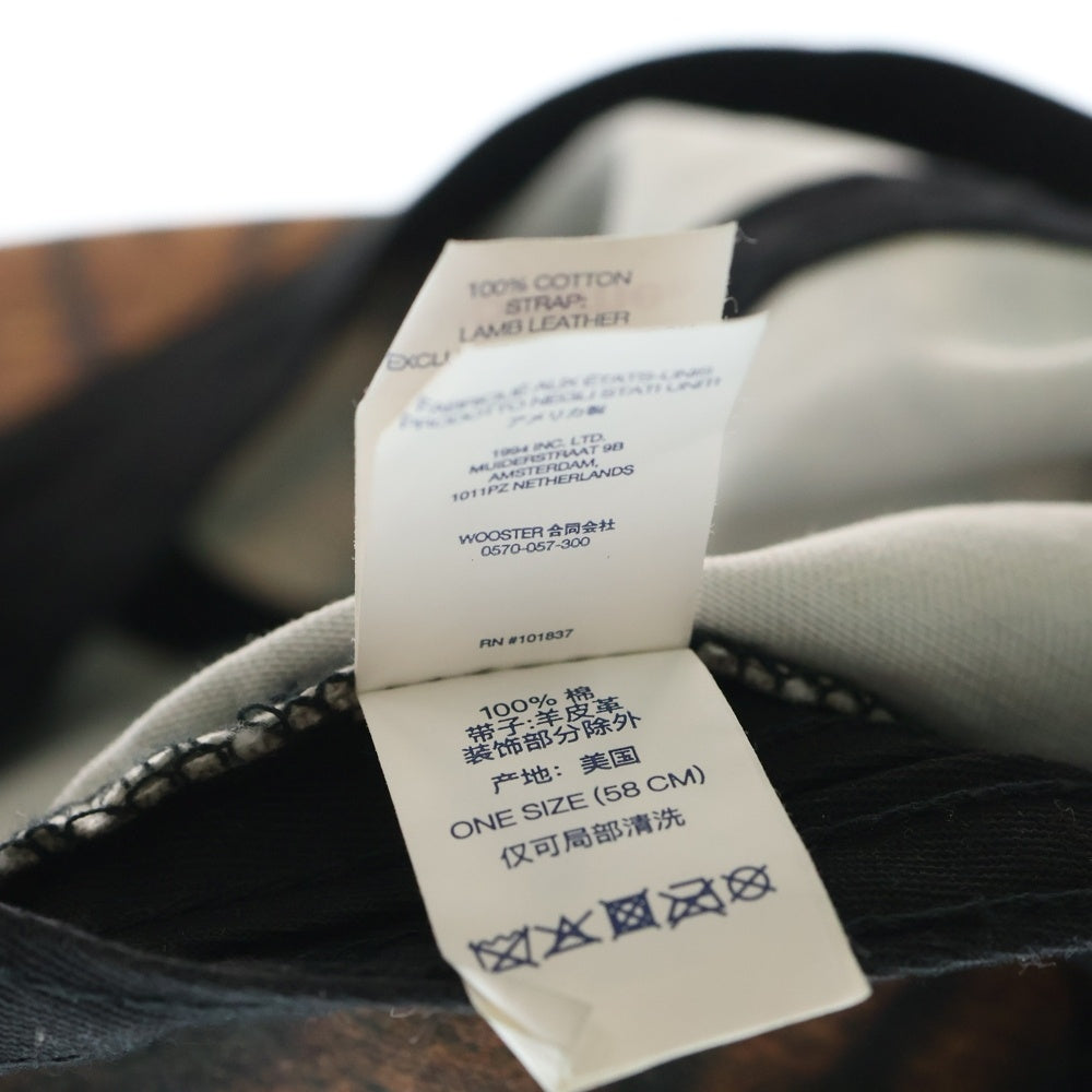 SUPREME(シュプリーム) 25AW Washed Chino Twill Camp Cap ウォッシュド チノツイル タイガー キャンプキャップ 帽子 ブラウン