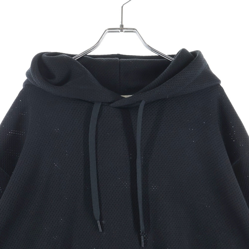 Y-3(ワイスリー) MESH CH2 GFX HOODIE メッシュ フーディー プルオーバーパーカー ブラック GK4347