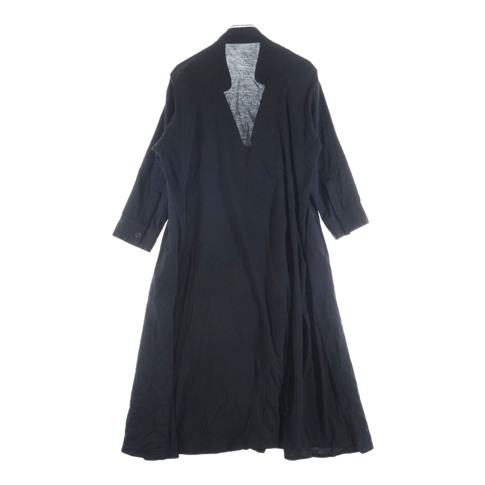 Y's(ワイズ) 長袖シャツ ワンピース ブラック レディース
