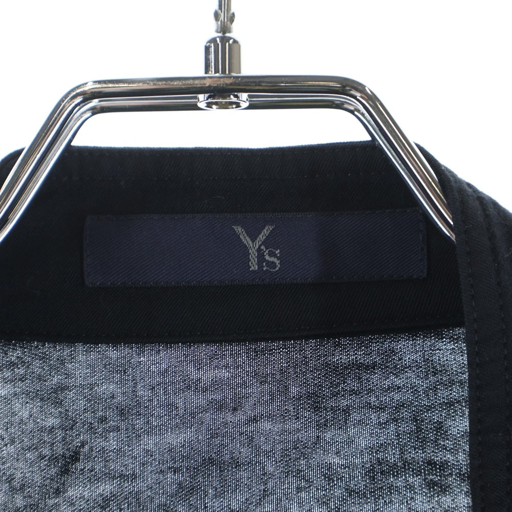 Y's(ワイズ) 長袖シャツ ワンピース ブラック レディース