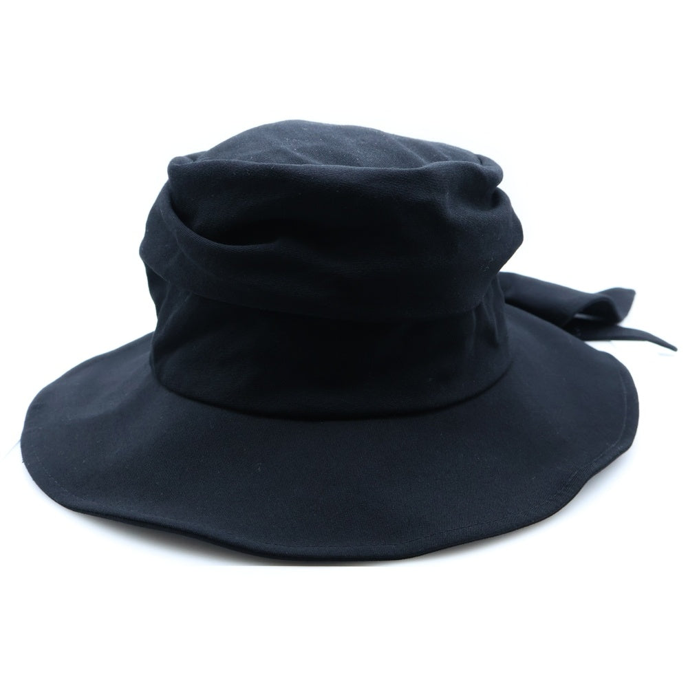 LIMI feu(リミフゥ) Pe Organdy Bucket Hat ウール バケットハット 帽子 ブラック レディース LG-H02-100