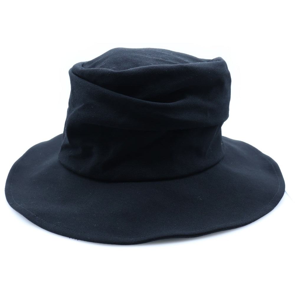 LIMI feu(リミフゥ) Pe Organdy Bucket Hat ウール バケットハット 帽子 ブラック レディース LG-H02-100