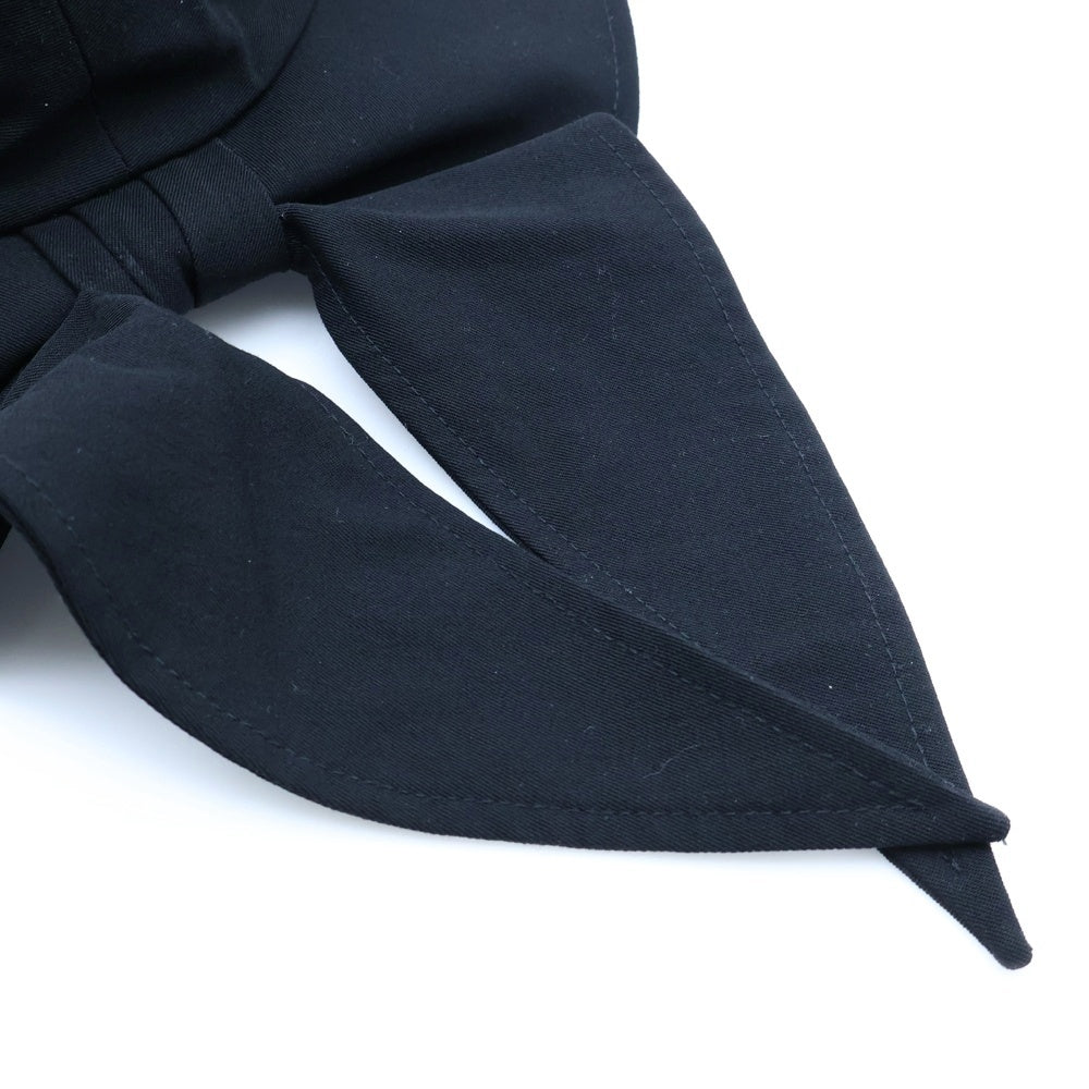 LIMI feu(リミフゥ) Pe Organdy Bucket Hat ウール バケットハット 帽子 ブラック レディース LG-H02-100