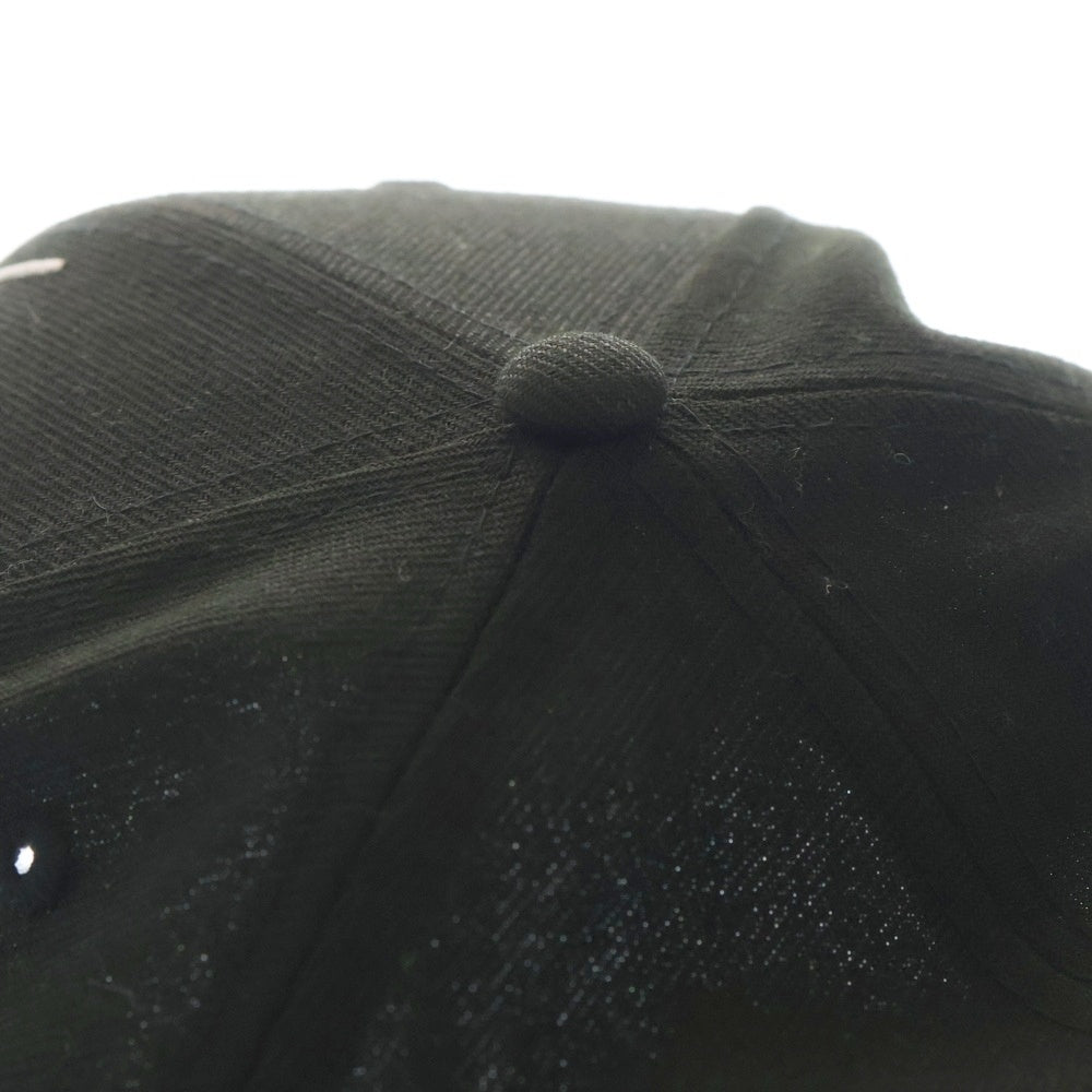 Yohji Yamamoto POUR HOMME(ヨウジヤマモト プールオム) ×Yomiuri Giants ×New Era Pre-Curved 59FIFTY 読売ジャイアンツ ニューエラ ロゴ刺繍 ベースボールキャップ 帽子 ブラック