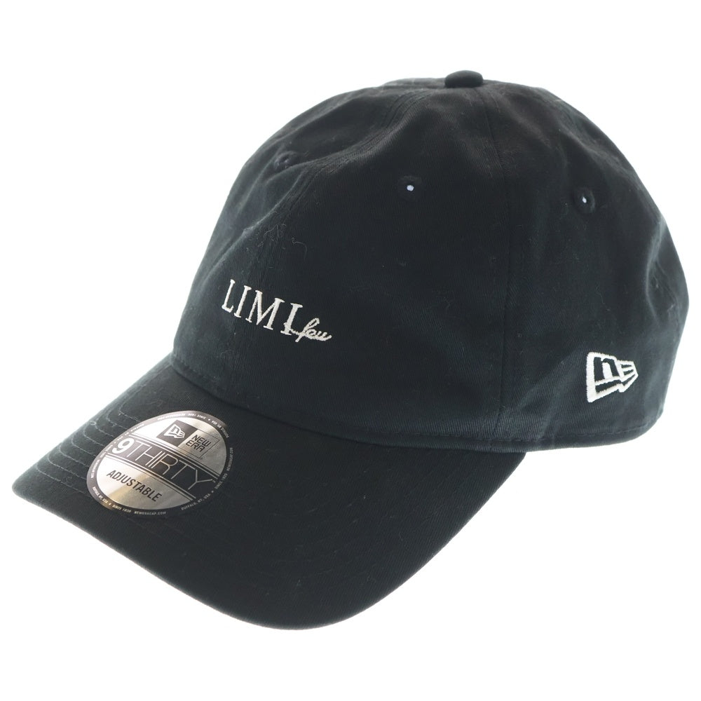 LIMI feu(リミフゥ) ×New Era 9THIRTY ニューエラ ロゴ刺繍 ベースボールキャップ 帽子 ブラック レディース LZ-H10-085