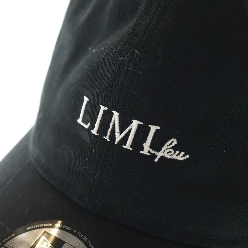 LIMI feu(リミフゥ) ×New Era 9THIRTY ニューエラ ロゴ刺繍 ベースボールキャップ 帽子 ブラック レディース LZ-H10-085