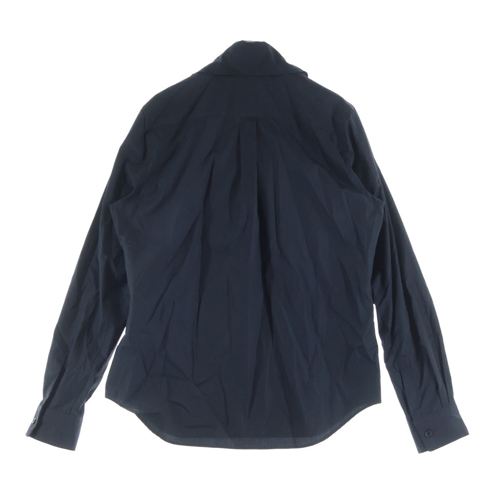 NOIR KEI NINOMIYA(ノワール ケイニノミヤ) コットン 長袖シャツ ブラウス ブラック レディース 3M-B004
