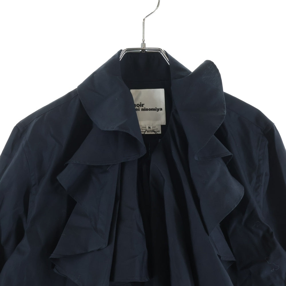 NOIR KEI NINOMIYA(ノワール ケイニノミヤ) コットン 長袖シャツ ブラウス ブラック レディース 3M-B004