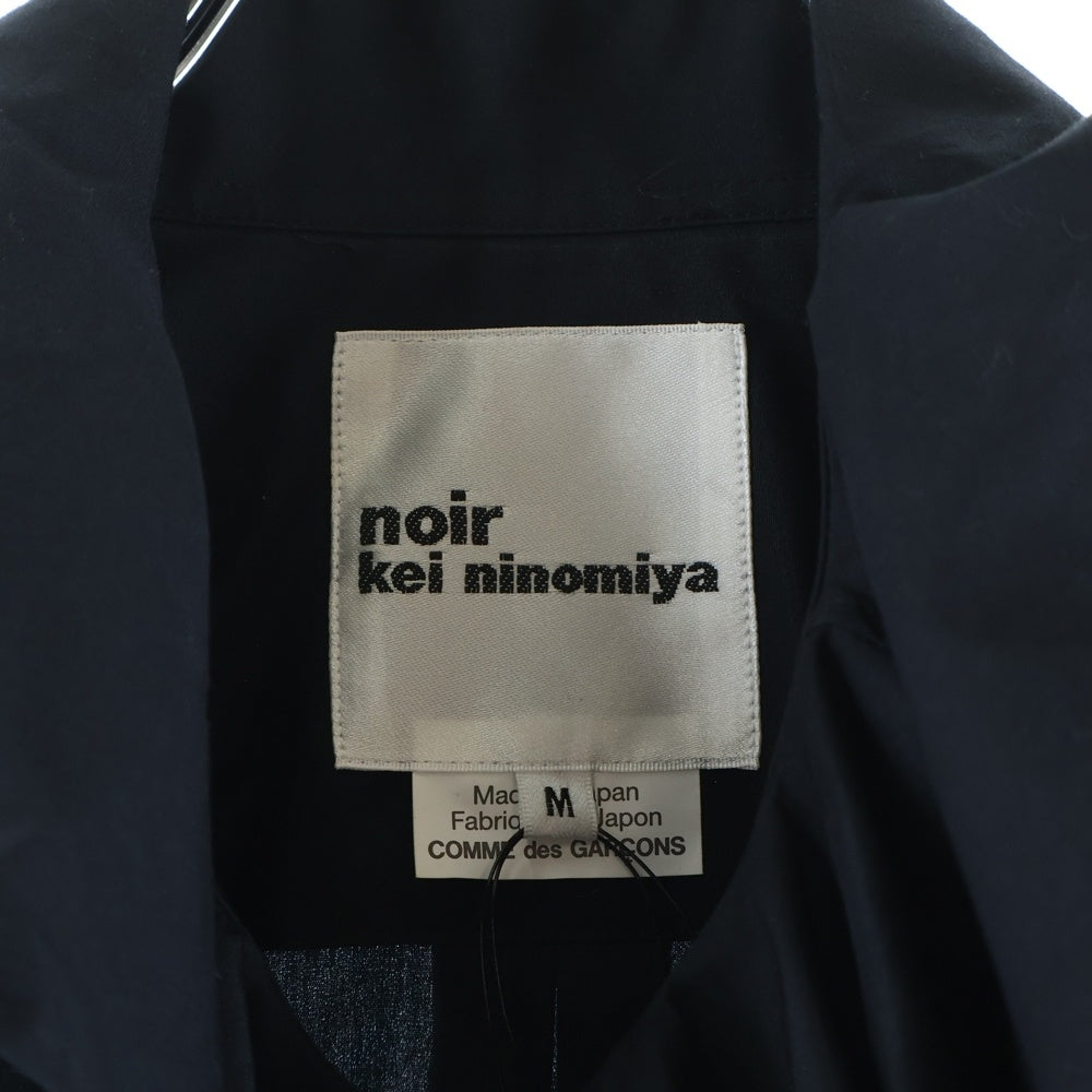 NOIR KEI NINOMIYA(ノワール ケイニノミヤ) コットン 長袖シャツ ブラウス ブラック レディース 3M-B004