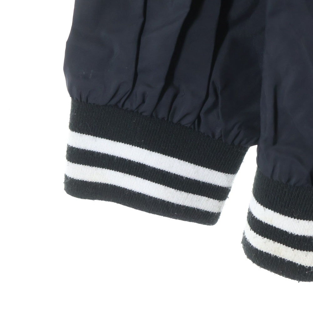 COMME des GARCONS(コムデギャルソン) CDG VARSITY JACKET ナイロン ロゴプリント バーシティ ジャケット ブルゾン ブラック SZ-J006 AD2018