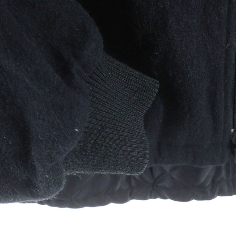 Y's(ワイズ) Thinsulate シンサレート ウール キルティング リバーシブル ジャケット ブルゾン ブラック YY-C03-810