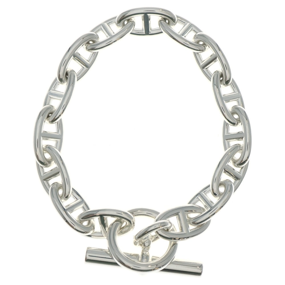 HERMES(エルメス) Chaine d'Ancre MM シェーヌダンクル チェーンブレスレット シルバー 15LINK レディース