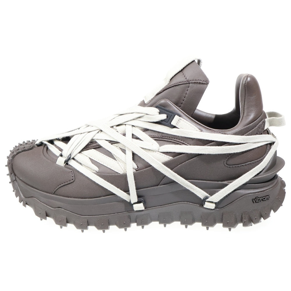 Rick Owens(リックオウエンス) ×MONCLER TRAILGRIP MEGALACE モンクレール トレイルグリップ メガレース ローカットスニーカー ブラック MU01F4M10M4321