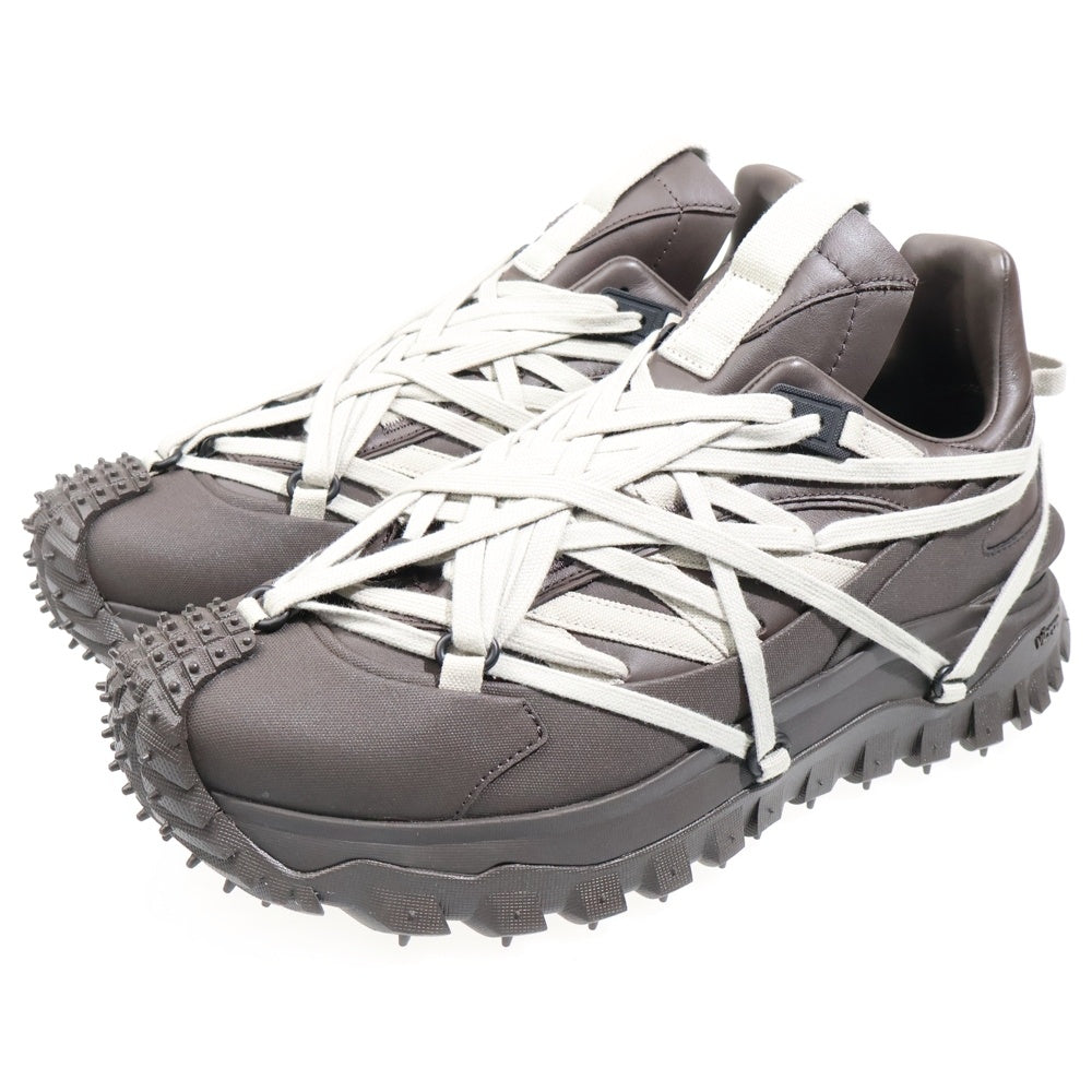 Rick Owens(リックオウエンス) ×MONCLER TRAILGRIP MEGALACE モンクレール トレイルグリップ メガレース ローカットスニーカー ブラック MU01F4M10M4321
