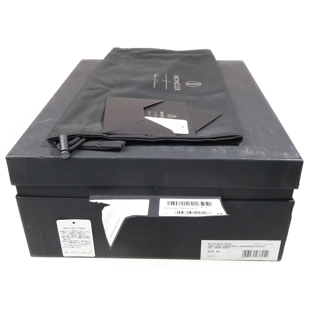 Rick Owens(リックオウエンス) ×MONCLER TRAILGRIP MEGALACE モンクレール トレイルグリップ メガレース ローカットスニーカー ブラック MU01F4M10M4321