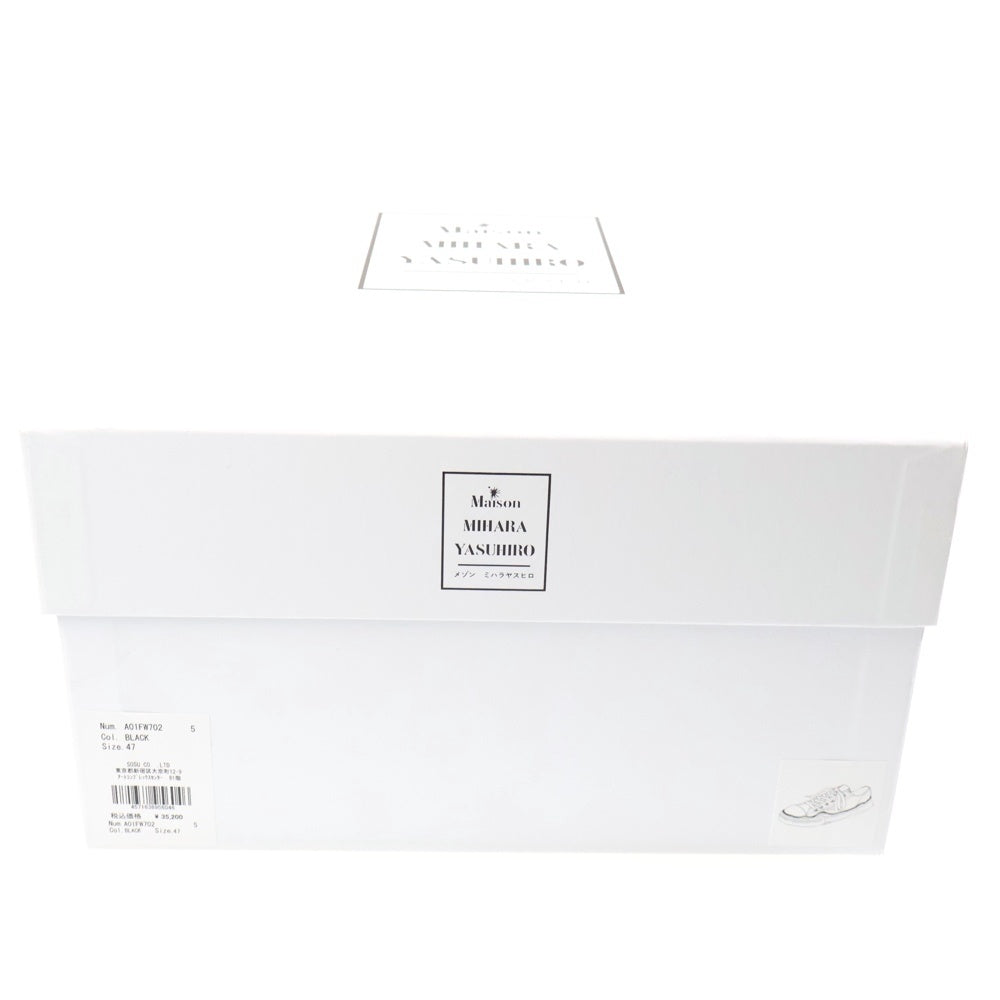 MAISON MIHARAYASUHIRO(メゾンミハラヤスヒロ) PETERSON ピーターソン キャンバスローカットスニーカー ブラック A01FW702