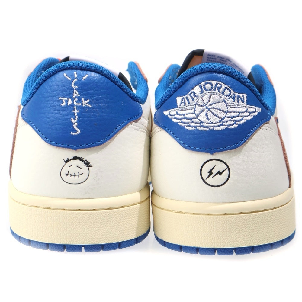NIKE(ナイキ) ×Travis Scott ×fragment design AIR JORDAN 1 LOW OG トラヴィススコット フラグメントデザイン エアジョーダン1 ローカットスニーカー DM7866-104