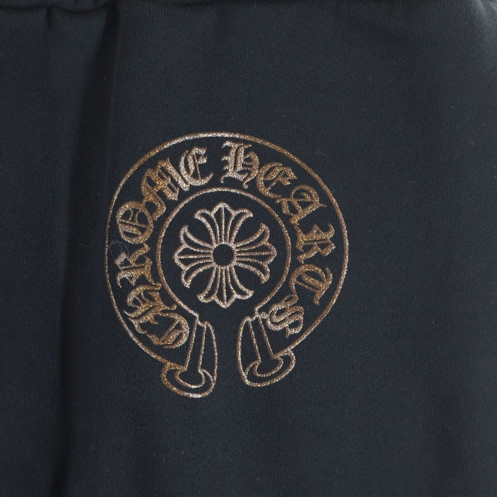 CHROME HEARTS(クロムハーツ) 1988 Glitter Sweatpant 1988 グリッター ホースシュー ロゴ スウェットパンツ ブラック