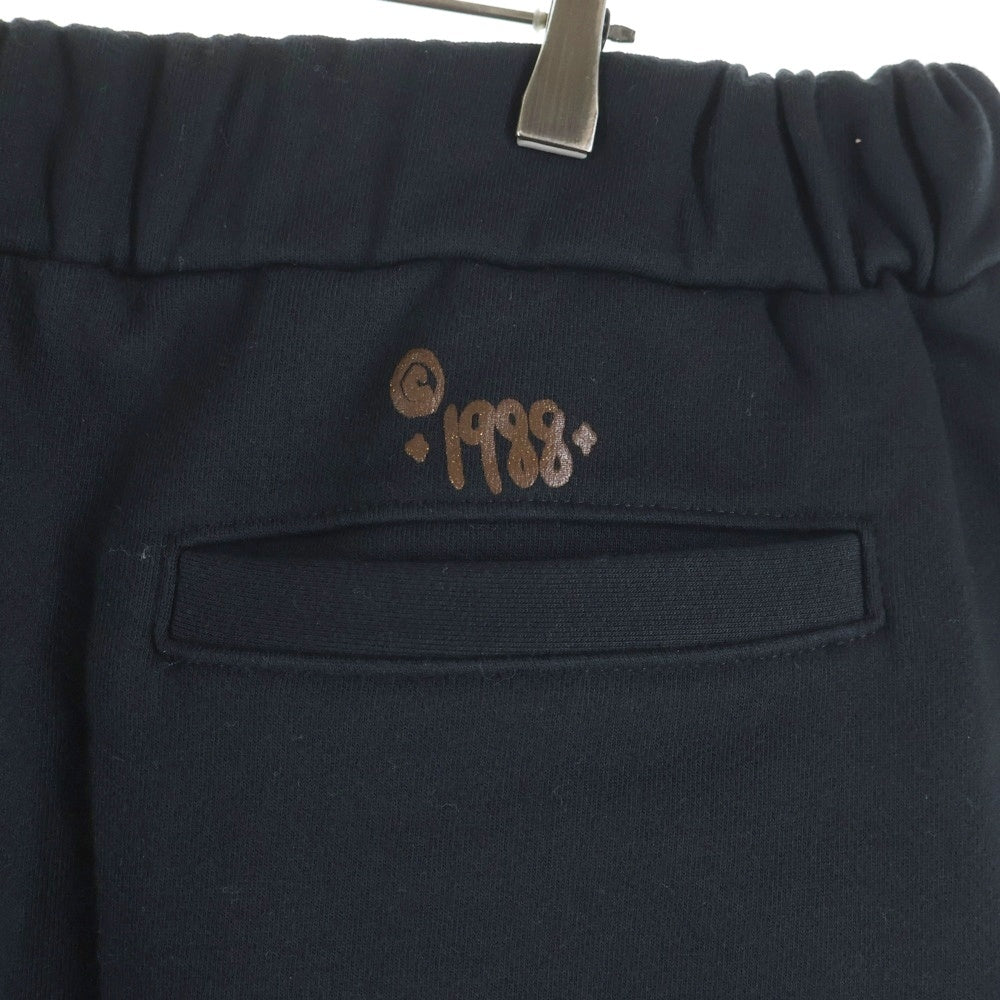 CHROME HEARTS(クロムハーツ) 1988 Glitter Sweatpant 1988 グリッター ホースシュー ロゴ スウェットパンツ ブラック