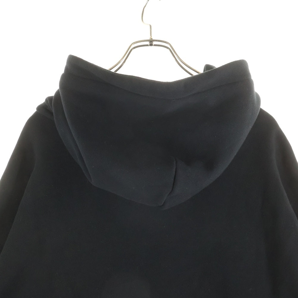 DOLCE & GABBANA(ドルチェアンドガッバーナ) バーコード ロゴプリント スウェットプルオーバーパーカー ブラック G9AKPT