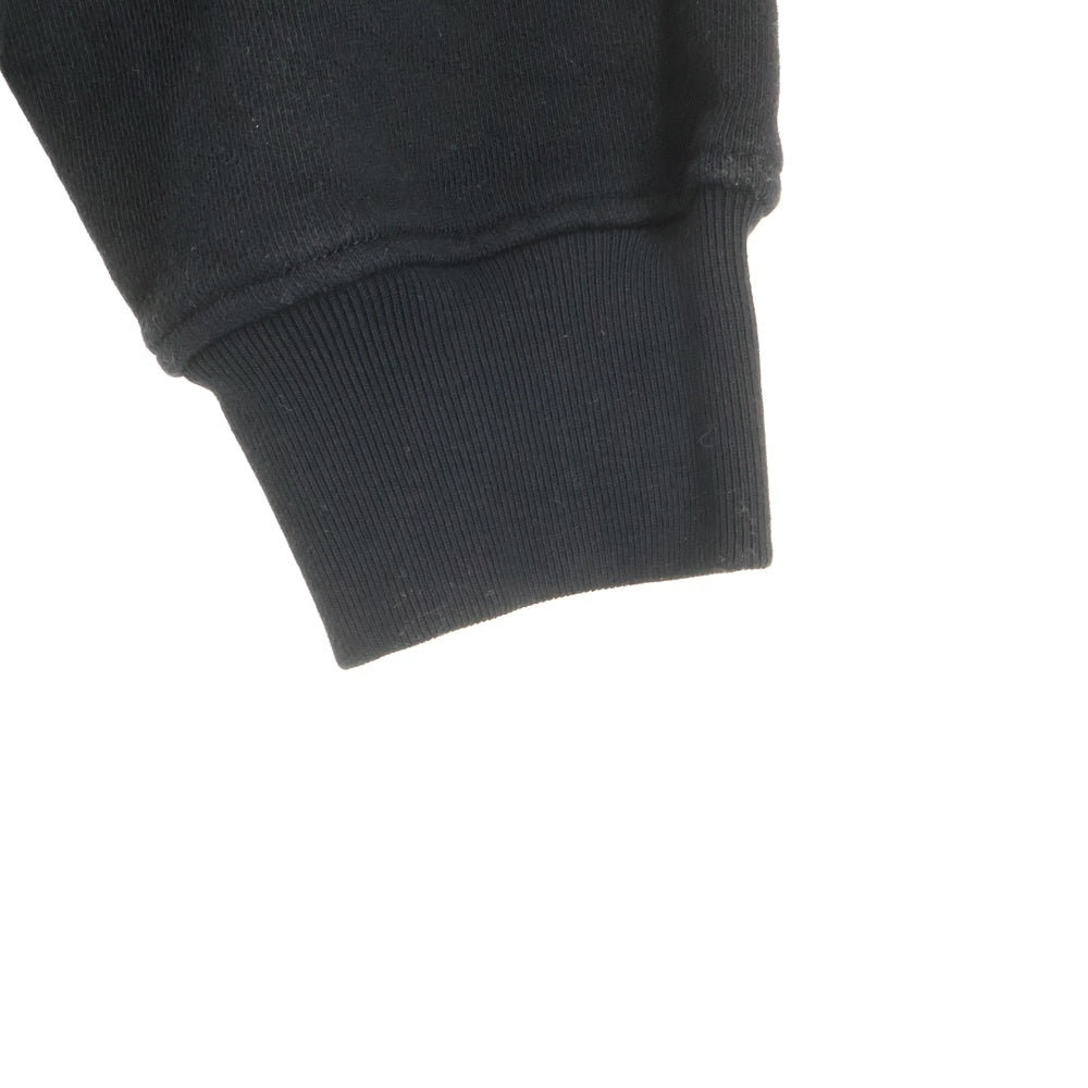 DOLCE & GABBANA(ドルチェアンドガッバーナ) バーコード ロゴプリント スウェットプルオーバーパーカー ブラック G9AKPT