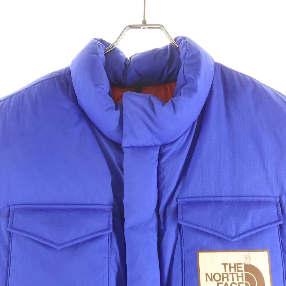 GUCCI(グッチ) ×THE NORTH FACE Down Vest ザ ノースフェイス ダウンベスト ジャケット ブルー 663761 XAACX