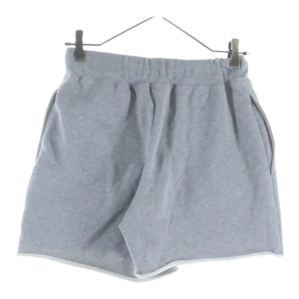 CELINE(セリーヌ) ロゴ刺繍 カットオフ スウェット ショートパンツ ハーフパンツ ショーツ グレー レディース 2Z184670Q