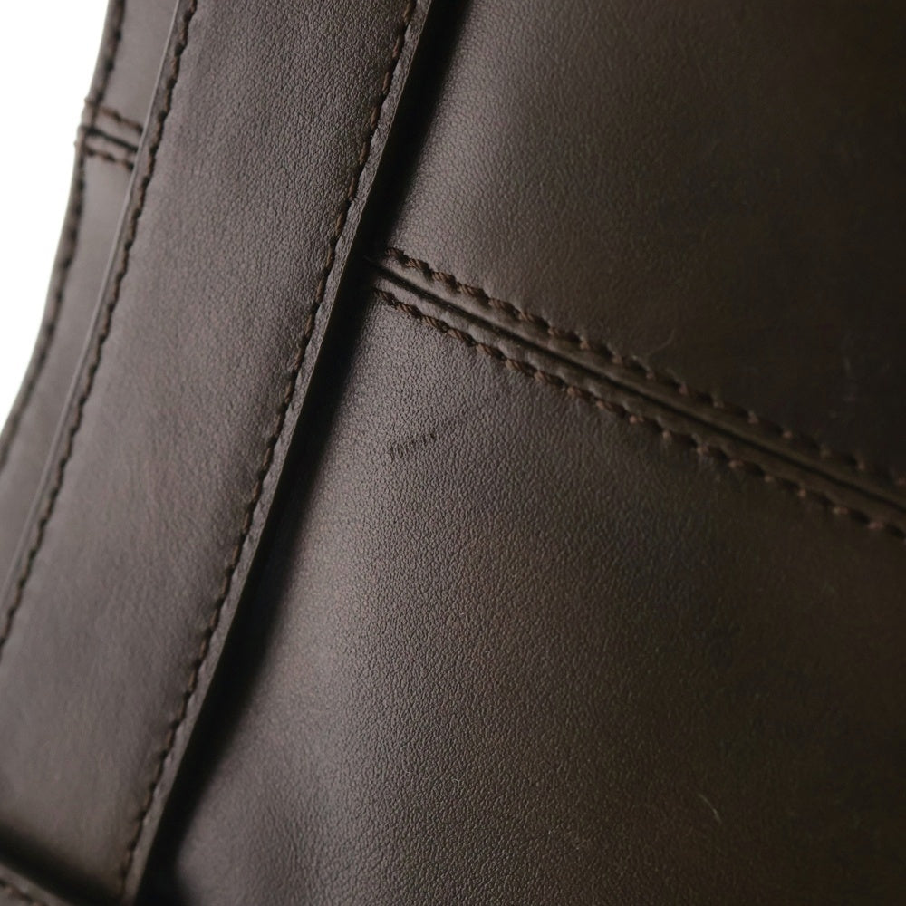 OSOI(オソイ) Mini Brocle ミニ レザー ワンショルダーバッグ ハンドバッグ ダークブラウン レディース