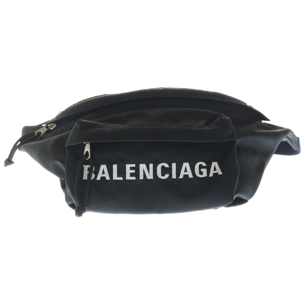 BALENCIAGA(バレンシアガ) ロゴ刺繍 ナイロン ウィールベルトバッグ