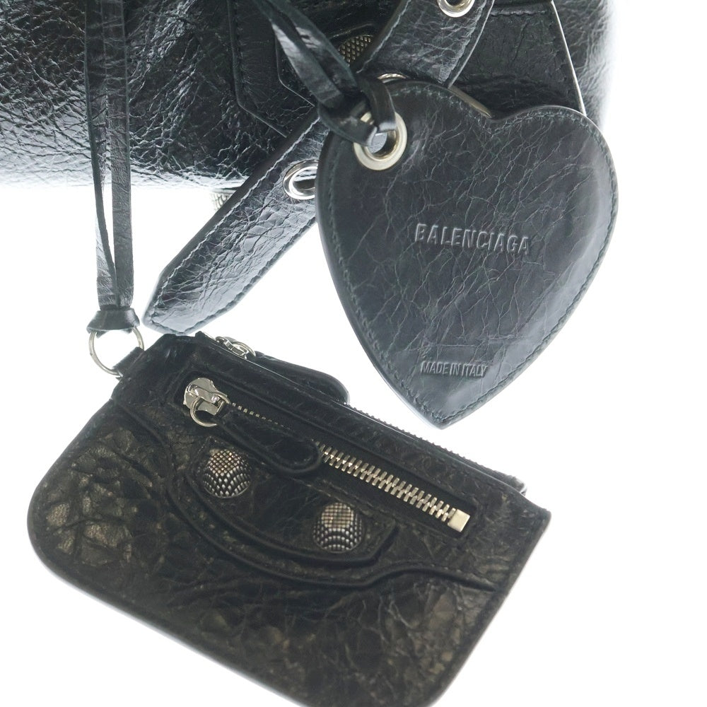 BALENCIAGA(バレンシアガ) NEO CAGOLE CITY ネオカゴール シティ レザー 2WAY ショルダーバッグ ハンドバッグ トートバッグ ブラック 700451 レディース