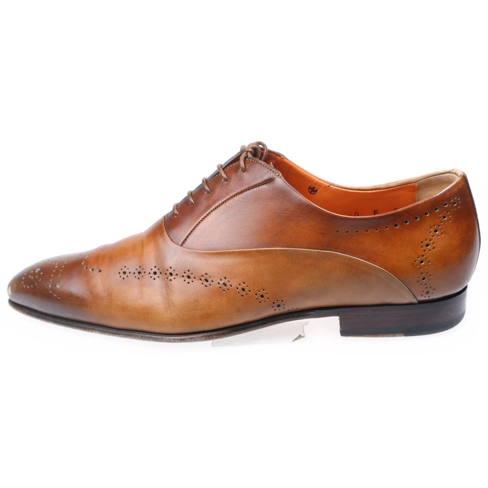 Santoni(サントーニ) レザー ドレス ダービーシューズ ブラウン