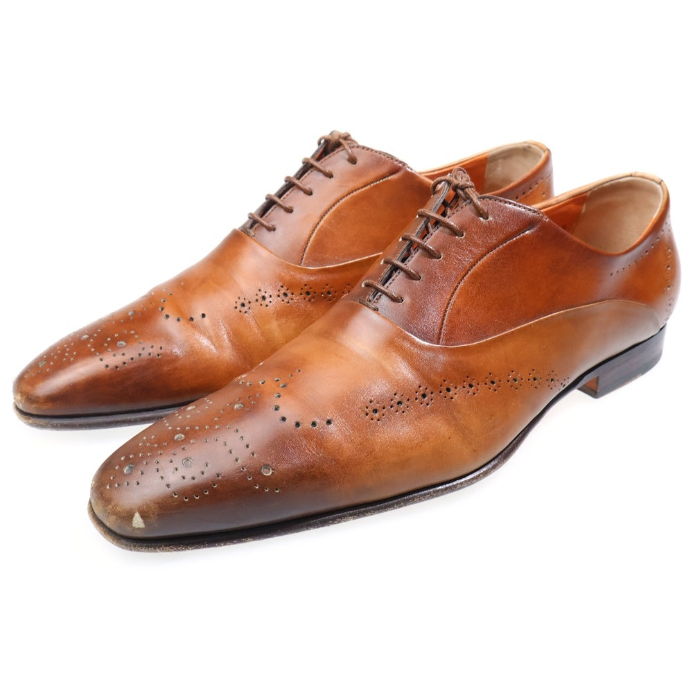 Santoni(サントーニ) レザー ドレス ダービーシューズ ブラウン