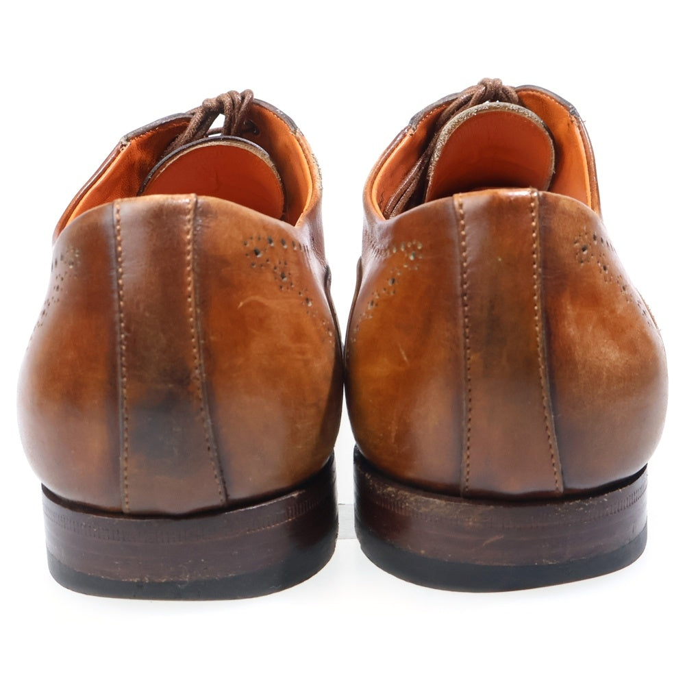 Santoni(サントーニ) レザー ドレス ダービーシューズ ブラウン
