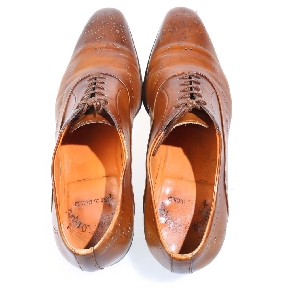 Santoni(サントーニ) レザー ドレス ダービーシューズ ブラウン