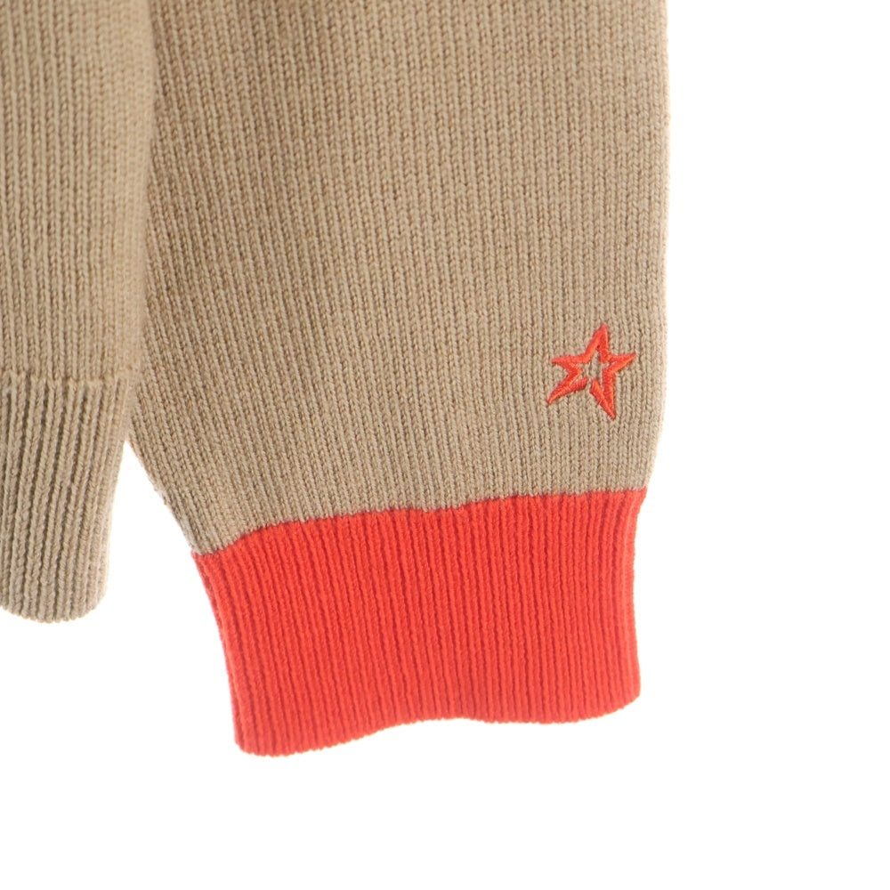 HUGO BOSS(ヒューゴボス) ロゴジャガード クルーネック ニット セーター ブラウン 10250927