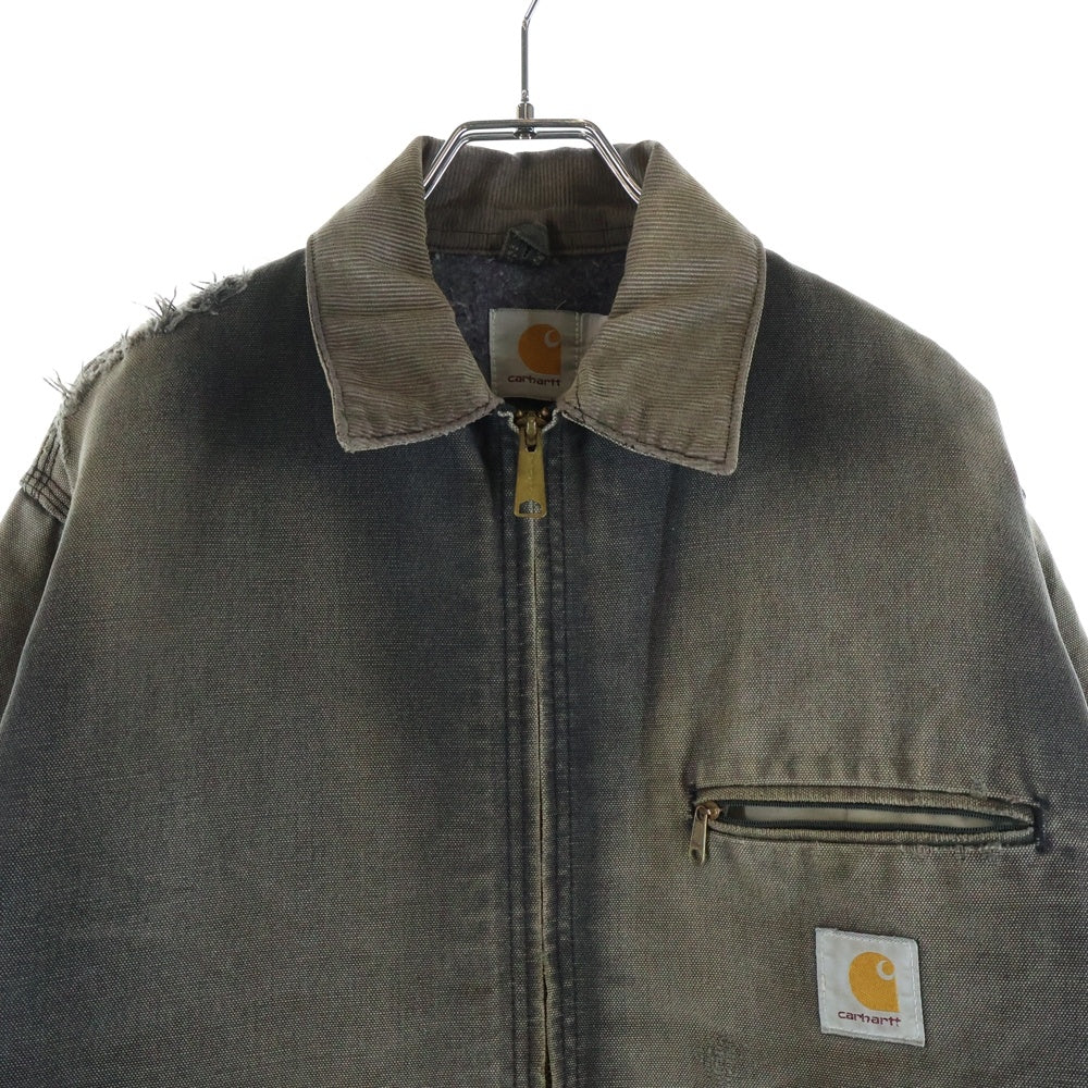 CARHARTT(カーハート) VINTAGE DETROIT JACKET ヴィンテージ ダック地 ダメージ デトロイトジャケット ブラック