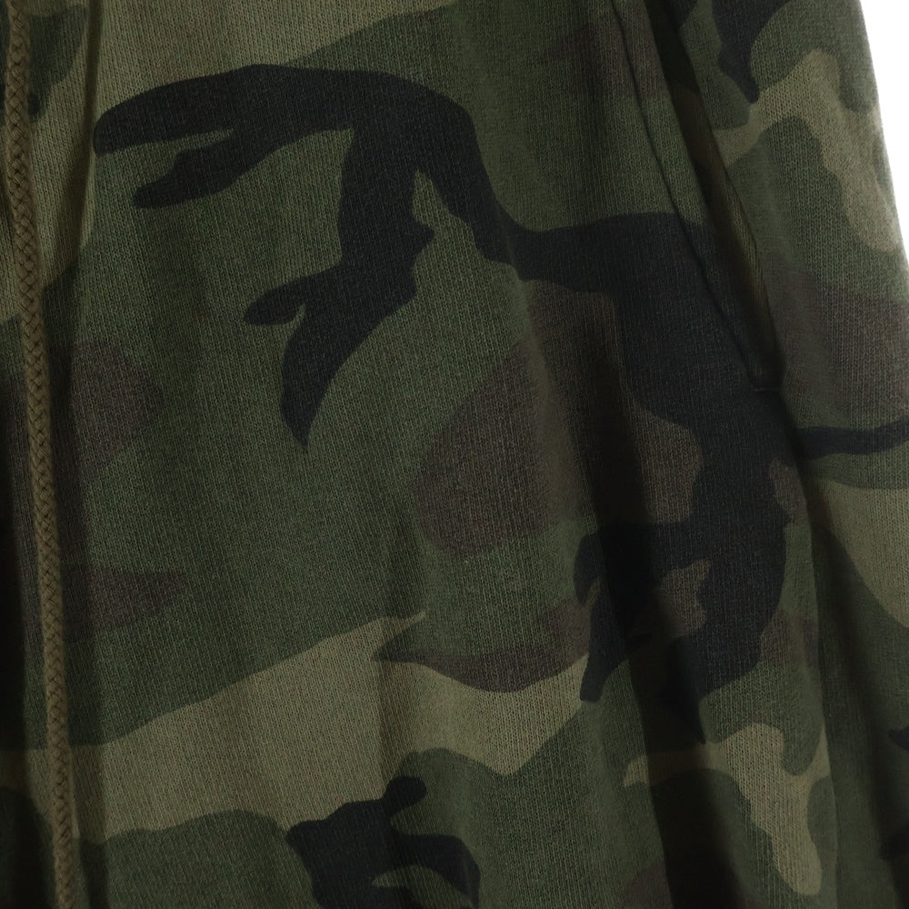 NVRFRGT(ネバーフォーゲット) 25SS 3D TWISTED LOUNGE WIDE PANTS ラウンジワイド スウェットパンツ カモフラ カーキ NF251P13