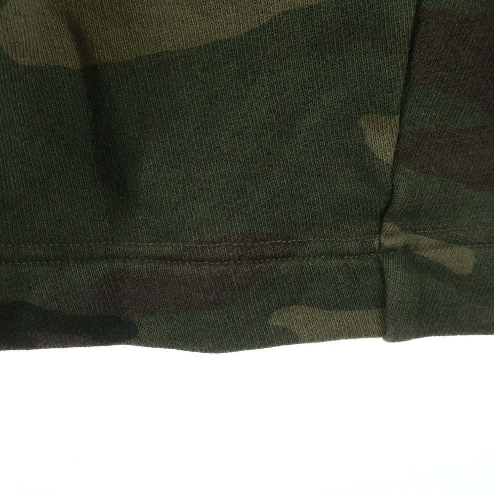 NVRFRGT(ネバーフォーゲット) 25SS 3D TWISTED LOUNGE WIDE PANTS ラウンジワイド スウェットパンツ カモフラ カーキ NF251P13