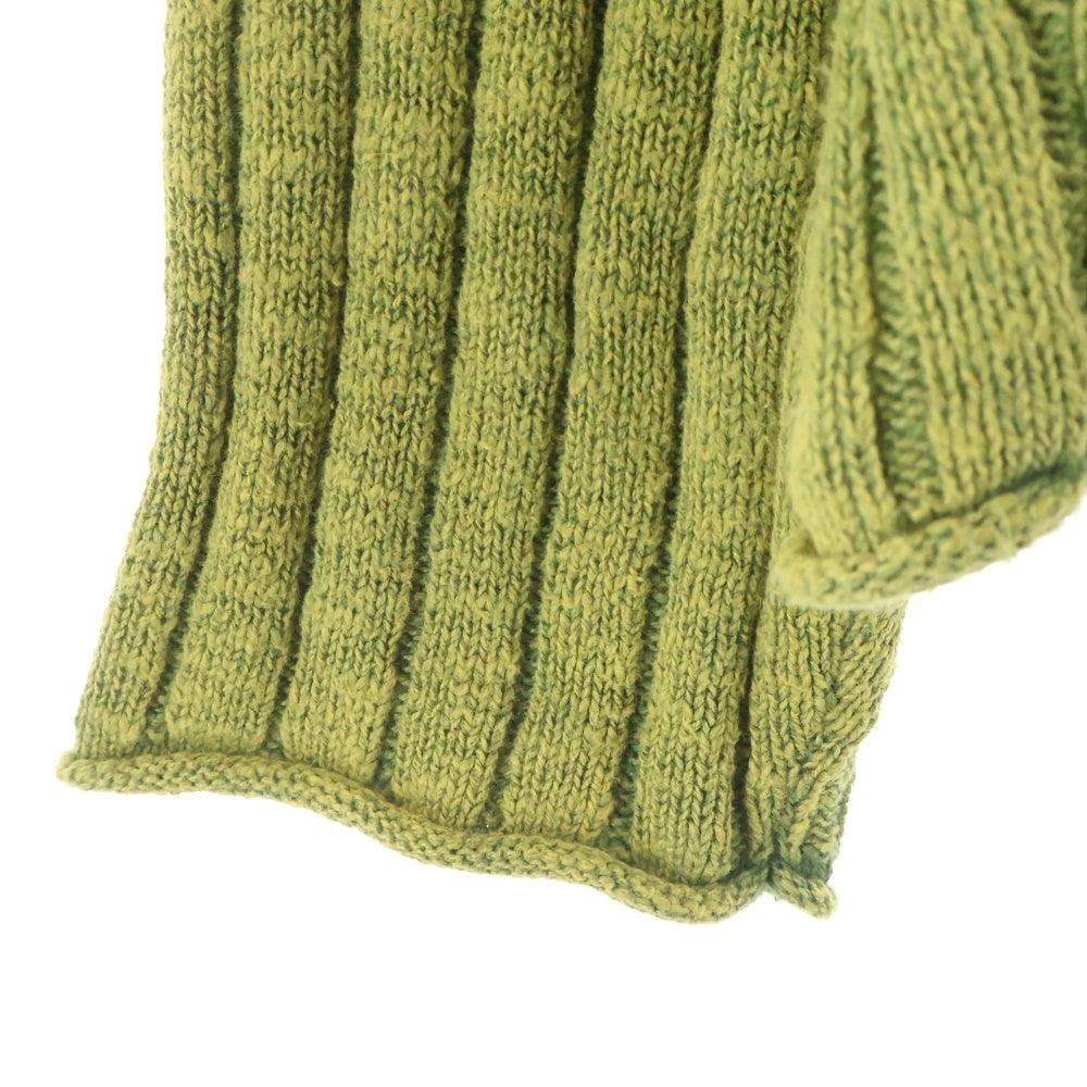 STUSSY(ステューシー) Slub Rib Crew Neck スラブリブ クルーネックニットセーター グリーン 117252