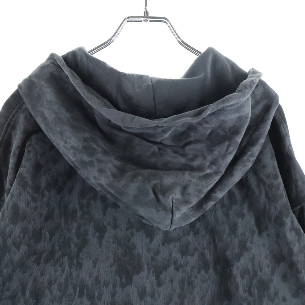 DIESEL(ディーゼル) S-BOXT-HOOD-K1 ロゴパッチ スウェットプルオーバーパーカー ブラック A14826