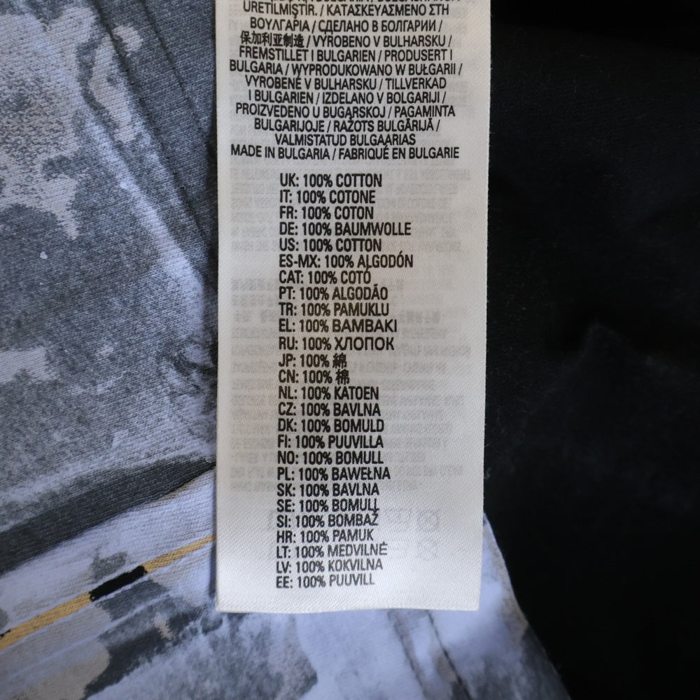 DIESEL(ディーゼル) 24SS S-CORSE-P1 カモ柄 ジップアップ 長袖シャツ ブルー A13616