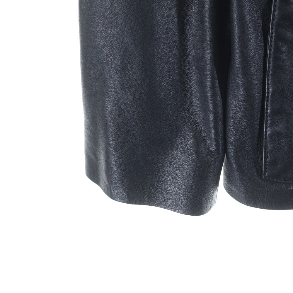 DIESEL(ディーゼル) L-GAST ガスト ユーティリティ ポケット ジップアップ レザージャケット ブラック A16658