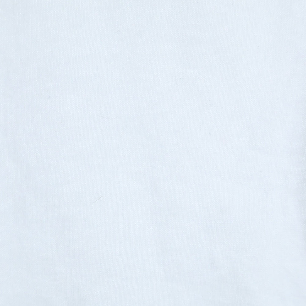 DIESEL(ディーゼル) T-JUST-L20 アースプリント クルーネック半袖Tシャツカットソー ホワイト A11048